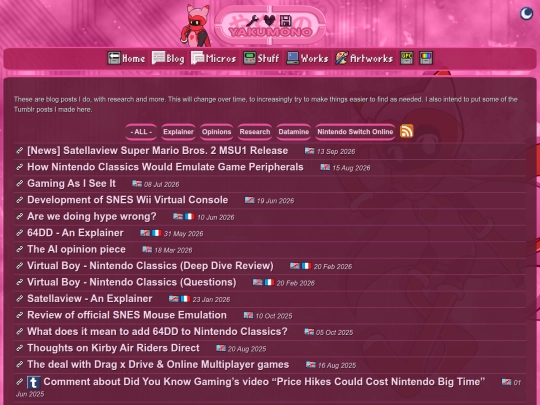 blog screenshot