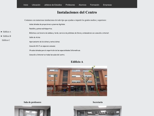 Luis Vives/Instalaciones screenshot