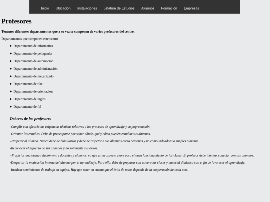 Luis Vives/profesores screenshot