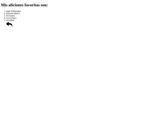 Proyecto 1/Aficiones screenshot