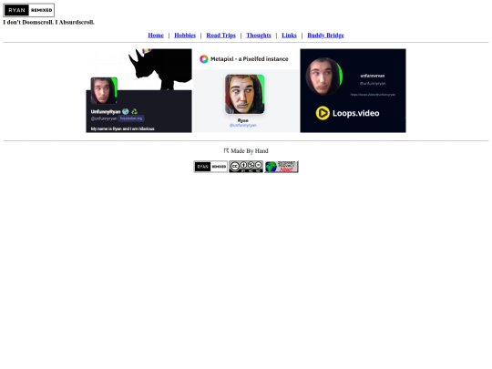 page/links screenshot