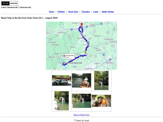page/roadtrips/devilsfork screenshot