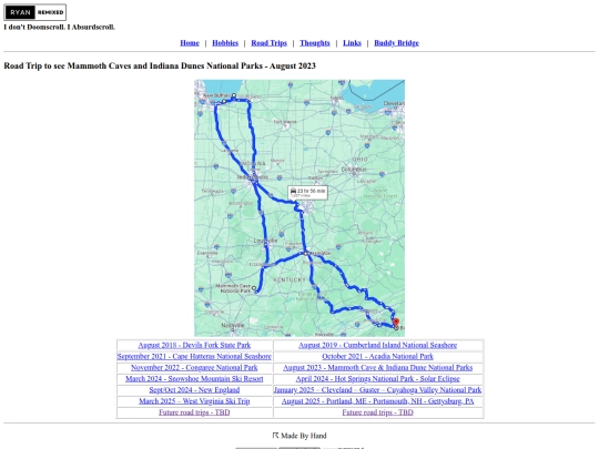page/roadtrips/mammothdunes screenshot