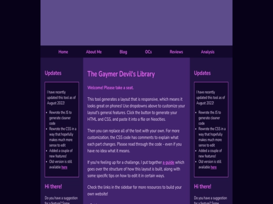 index screenshot
