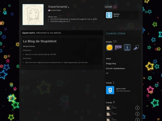blog screenshot