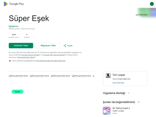 eşek- Google Play'de Uygulamalar screenshot