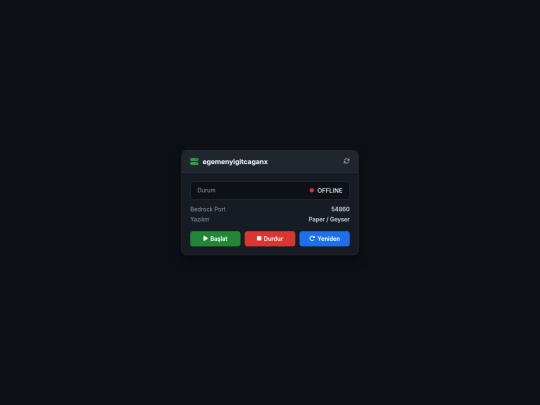 server screenshot