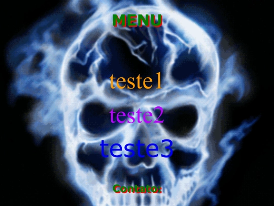 menu screenshot