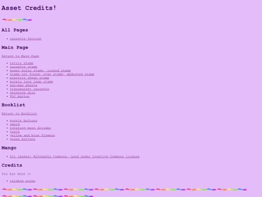 Credits screenshot