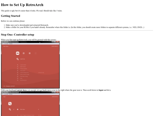 howtosetupretroarch screenshot
