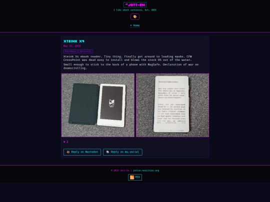 posts/xteink-x4 screenshot