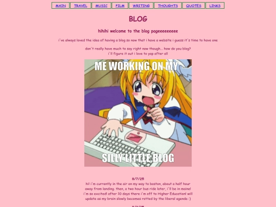 blog screenshot