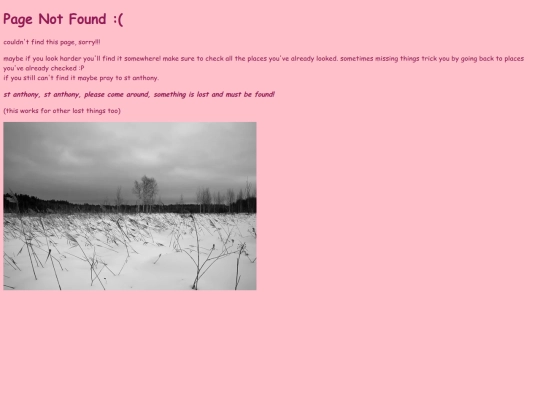 not_found screenshot