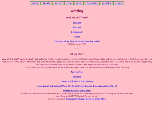writing screenshot