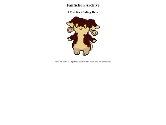 Fanfiction Archive Site/qpr-cupids-playground screenshot