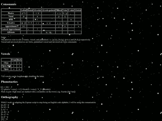 dnd/languages/elvish/phonology screenshot