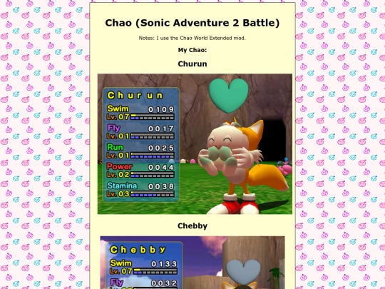 subpages/chao screenshot