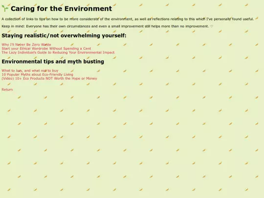 subpages/environment screenshot