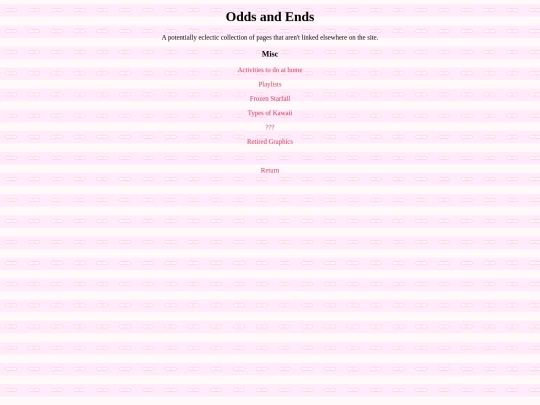 subpages/oddsandends screenshot