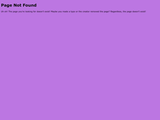 not_found screenshot