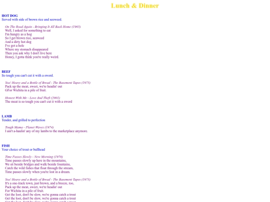 lunchdinner screenshot