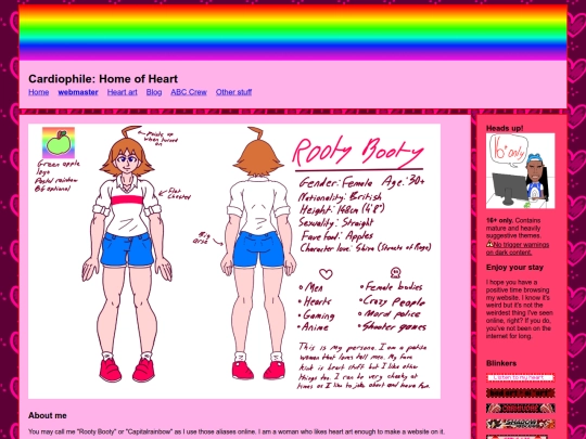 webmaster screenshot