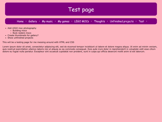 test screenshot