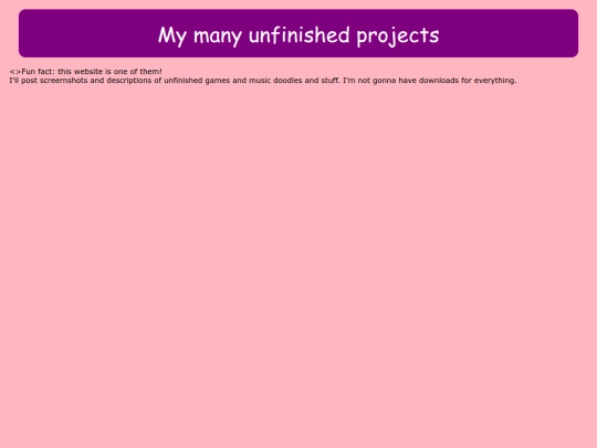 unfinished screenshot