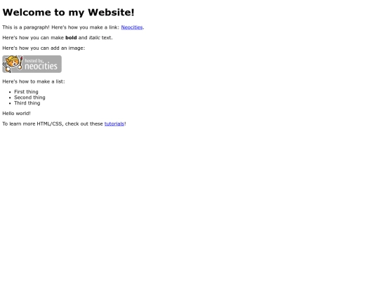 hello screenshot