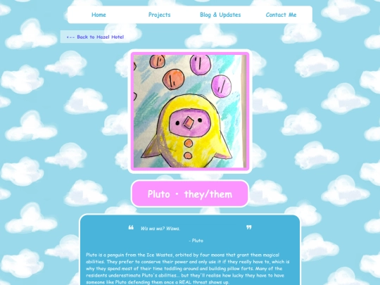 projects/hazel-hotel/gen-3/2-pluto screenshot