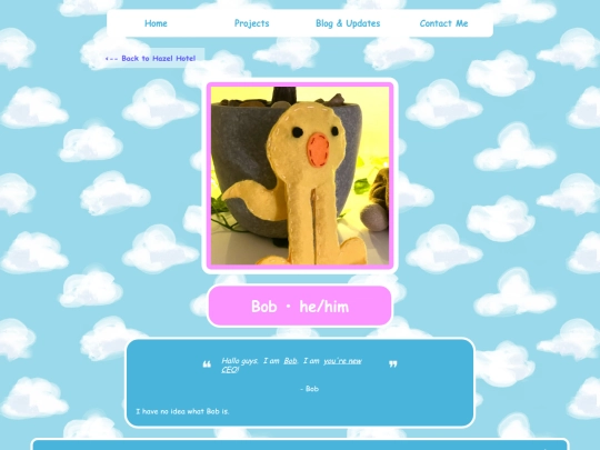 projects/hazel-hotel/gen-3/6-bob screenshot