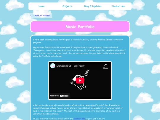 projects/music/portfolio screenshot