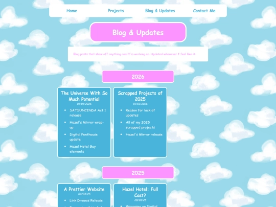 updates-blog screenshot
