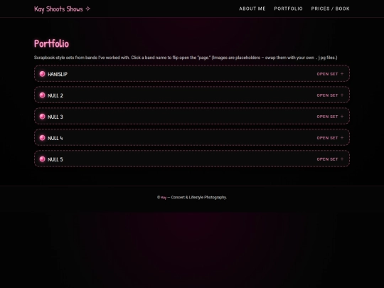 portfolio screenshot