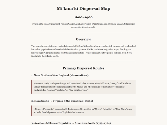 dispersal-map screenshot