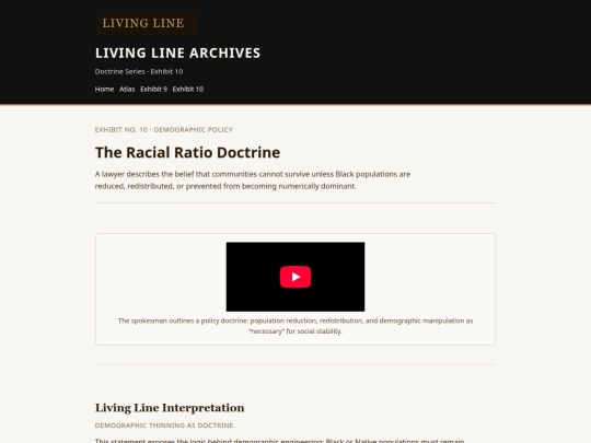 doctrine-racial-ratio screenshot