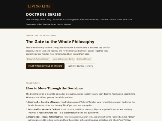 doctrines screenshot