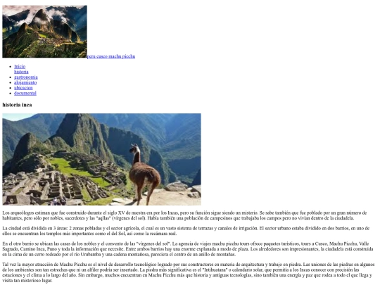 drem fial/historia inca screenshot