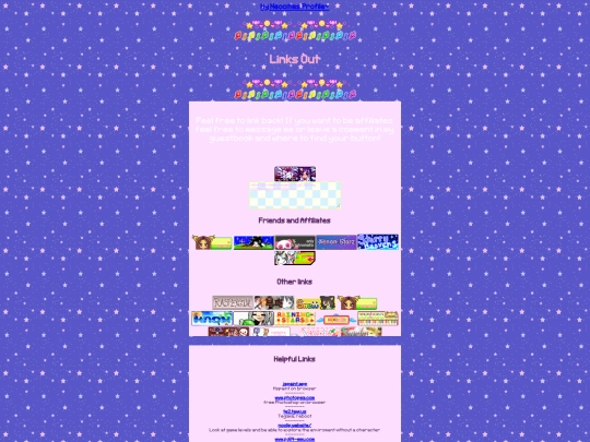 links screenshot