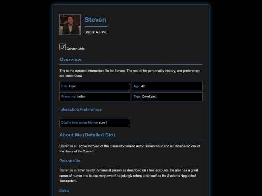 members/steven screenshot