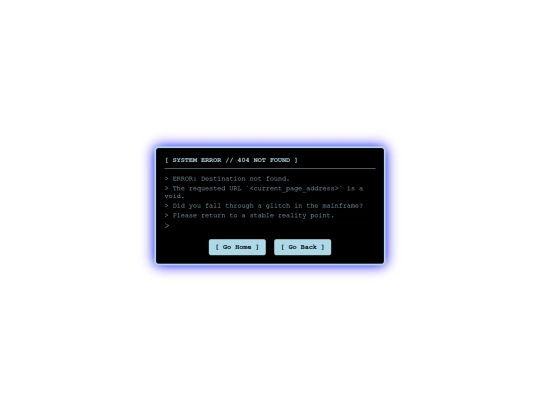 not_found screenshot