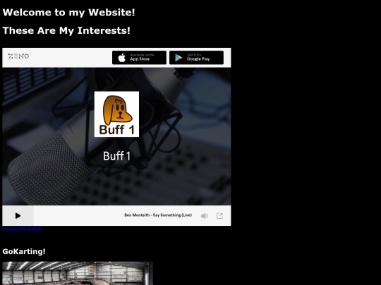 Interests screenshot