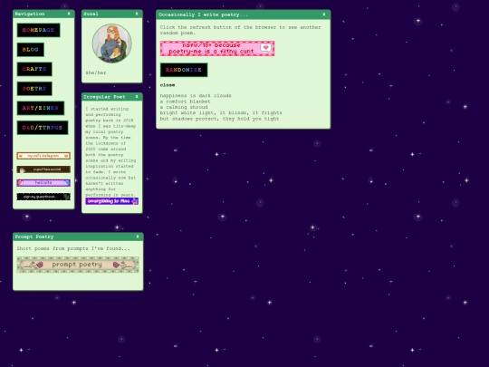 poetry screenshot