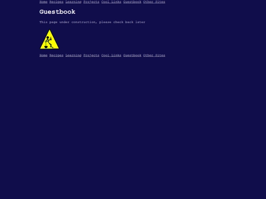 guestbook screenshot