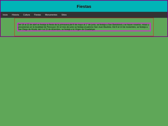 Comunidad/fiestas screenshot
