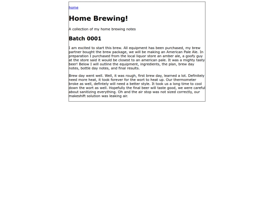 Brewing screenshot
