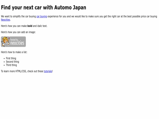 index screenshot
