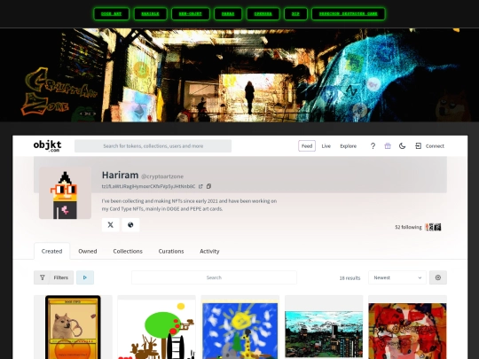 objkt_hariram screenshot