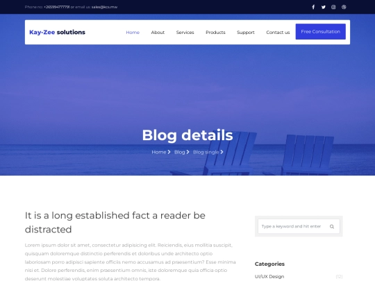 blog-single screenshot