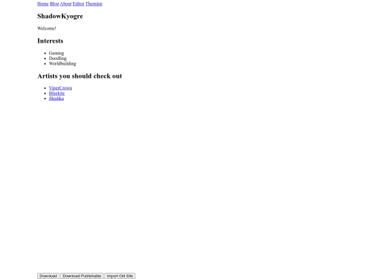 index screenshot